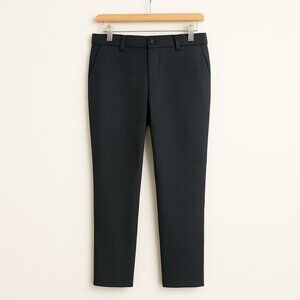 #082 KARL LAGERFELD | Blue & Black patterned Dress Pants - Women's 14